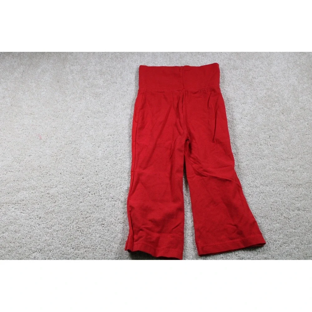 Garanimals Pants Girls 24 Months Red Flare Pull On‎ Stretch Toddler Activewear